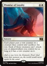 Promise of Loyalty - Commander: Marvel Super Heroes - Magic: The Gathering card