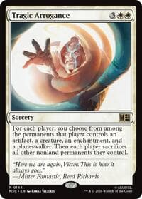 Tragic Arrogance - Commander: Marvel Super Heroes - Magic: The Gathering card