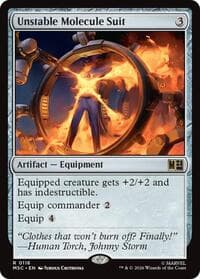 Unstable Molecule Suit - Commander: Marvel Super Heroes - Magic: The Gathering card