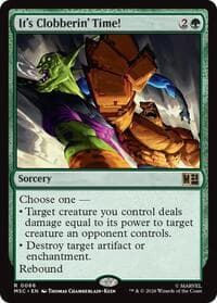 It's Clobberin' Time! (Surge Foil) - Commander: Marvel Super Heroes - Magic: The Gathering card