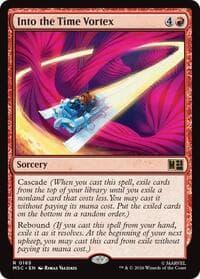 Into the Time Vortex (Surge Foil) - Commander: Marvel Super Heroes - Magic: The Gathering card