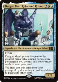 Dragon Man, Reformed Robot (Surge Foil) - Commander: Marvel Super Heroes - Magic: The Gathering card