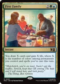 First Family - Commander: Marvel Super Heroes - Magic: The Gathering card
