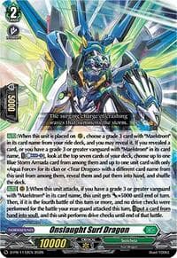 Onslaught Surf Dragon - D Promo Cards - Cardfight Vanguard card