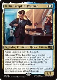 Willie Lumpkin, Postman - Commander: Marvel Super Heroes - Magic: The Gathering card