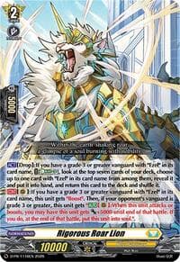 Rigorous Roar Lion - D Promo Cards - Cardfight Vanguard card