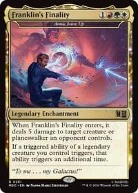 Franklin's Finality - Annie Joins Up (Surge Foil) - Commander: Marvel Super Heroes - Magic: The Gathering card