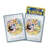 Pokemon TCG: Pokemon Center Japan - Eevee Evolutions (64-Pack) - Pokemon International Card Sleeves - Card Sleeves card