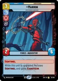 Marrok - Mysterious Warrior - Ashes of the Empire - Star Wars: Unlimited card