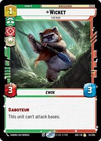 Wicket - Yub Nub! - Ashes of the Empire - Star Wars: Unlimited card