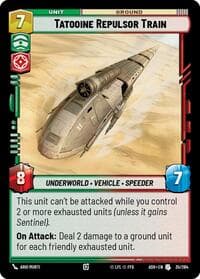 Tatooine Repulsor Train - Ashes of the Empire - Star Wars: Unlimited card