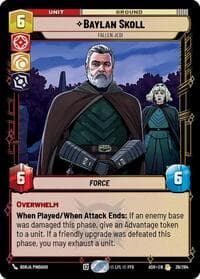 Baylan Skoll - Fallen Jedi - Ashes of the Empire - Star Wars: Unlimited card