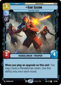 Gar Saxon - Coveting Power - Ashes of the Empire - Star Wars: Unlimited card
