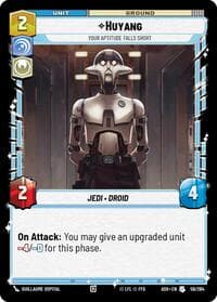 Huyang - Your Aptitude Falls Short - Ashes of the Empire - Star Wars: Unlimited card