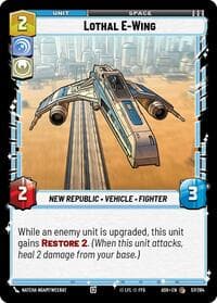 Lothal E-Wing - Ashes of the Empire - Star Wars: Unlimited card