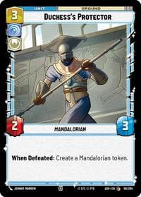 Duchess's Protector - Ashes of the Empire - Star Wars: Unlimited card