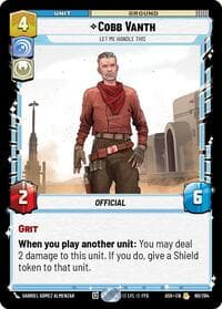Cobb Vanth - Let Me Handle This - Ashes of the Empire - Star Wars: Unlimited card