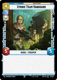 Strike Team Vanguard - Ashes of the Empire - Star Wars: Unlimited card