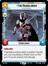 The Mandalorian - Devoted Rescuer - Ashes of the Empire - Star Wars: Unlimited card
