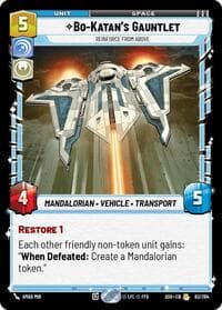 Bo-Katan's Gauntlet - Reinforce from Above - Ashes of the Empire - Star Wars: Unlimited card