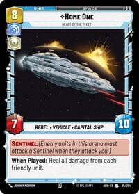 Home One - Heart of the Fleet - Ashes of the Empire - Star Wars: Unlimited card
