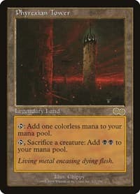 Phyrexian Tower - Urza's Saga - Magic: The Gathering card