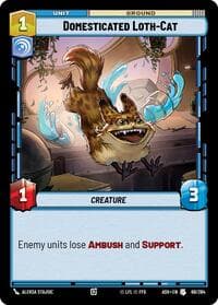 Domesticated Loth-Cat - Ashes of the Empire - Star Wars: Unlimited card