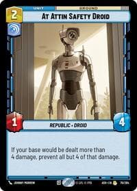 At Attin Safety Droid - Ashes of the Empire - Star Wars: Unlimited card