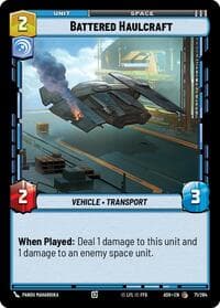 Battered Haulcraft - Ashes of the Empire - Star Wars: Unlimited card