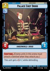 Palace Chef Droid - Ashes of the Empire - Star Wars: Unlimited card