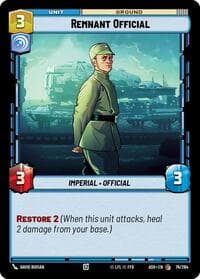 Remnant Official - Ashes of the Empire - Star Wars: Unlimited card