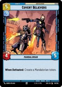 Covert Believers - Ashes of the Empire - Star Wars: Unlimited card