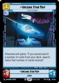 Arcana Star Map - Path to Peridea - Ashes of the Empire - Star Wars: Unlimited card