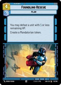 Foundling Rescue - Ashes of the Empire - Star Wars: Unlimited card