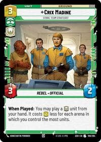 Crix Madine - Strike Team Strategist - Ashes of the Empire - Star Wars: Unlimited card
