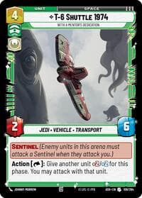 T-6 Shuttle 1974 - With a Mentor's Dedication - Ashes of the Empire - Star Wars: Unlimited card