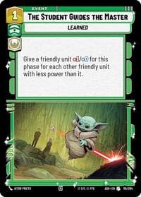 The Student Guides the Master - Ashes of the Empire - Star Wars: Unlimited card