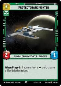 Protectorate Fighter - Ashes of the Empire - Star Wars: Unlimited card