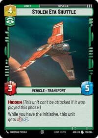 Stolen Eta Shuttle - Ashes of the Empire - Star Wars: Unlimited card