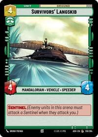 Survivors' Langskib - Ashes of the Empire - Star Wars: Unlimited card
