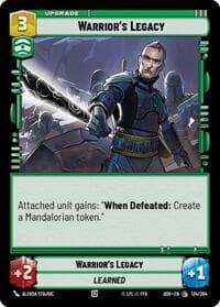 Warrior's Legacy - Ashes of the Empire - Star Wars: Unlimited card