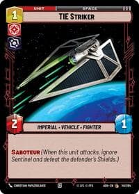 TIE Striker - Ashes of the Empire - Star Wars: Unlimited card