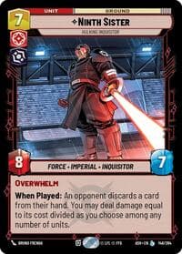 Ninth Sister - Hulking Inquisitor - Ashes of the Empire - Star Wars: Unlimited card