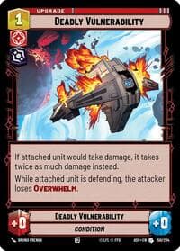 Deadly Vulnerability - Ashes of the Empire - Star Wars: Unlimited card