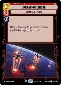 Operation Cinder - Ashes of the Empire - Star Wars: Unlimited card
