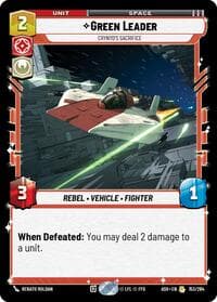 Green Leader - Crynyd's Sacrifice - Ashes of the Empire - Star Wars: Unlimited card