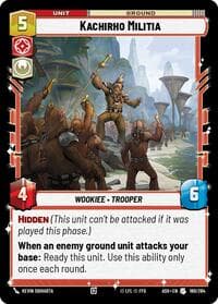 Kachirho Militia - Ashes of the Empire - Star Wars: Unlimited card