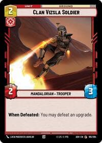 Clan Vizsla Soldier - Ashes of the Empire - Star Wars: Unlimited card