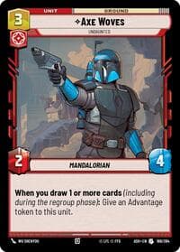 Axe Woves - Undaunted - Ashes of the Empire - Star Wars: Unlimited card