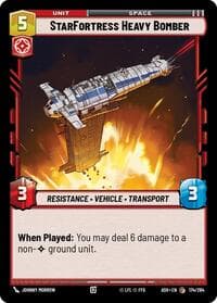 StarFortress Heavy Bomber - Ashes of the Empire - Star Wars: Unlimited card